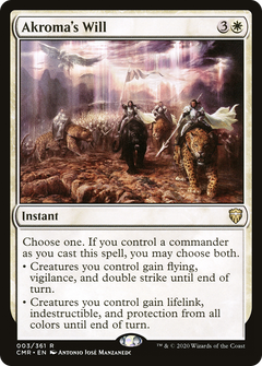Akroma's Will [Commander Legends]-1