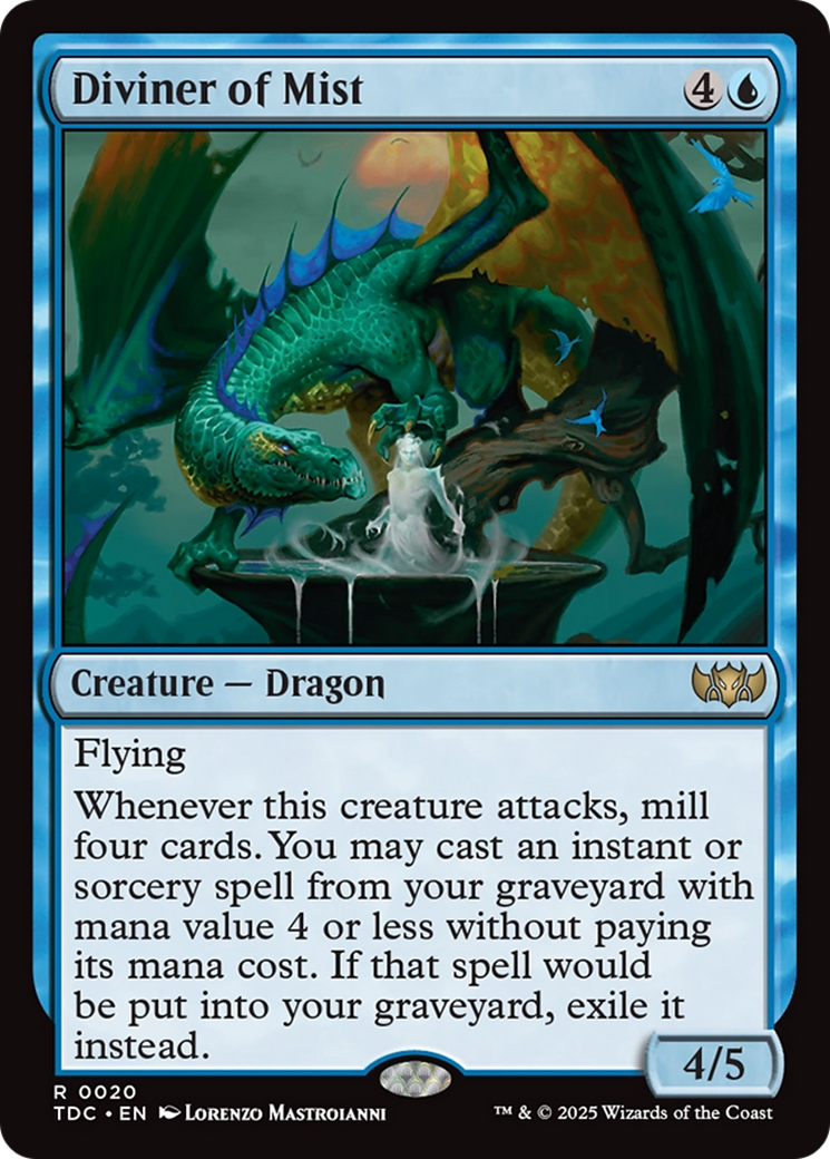 Diviner of Mist [Tarkir: Dragonstorm Commander]-1