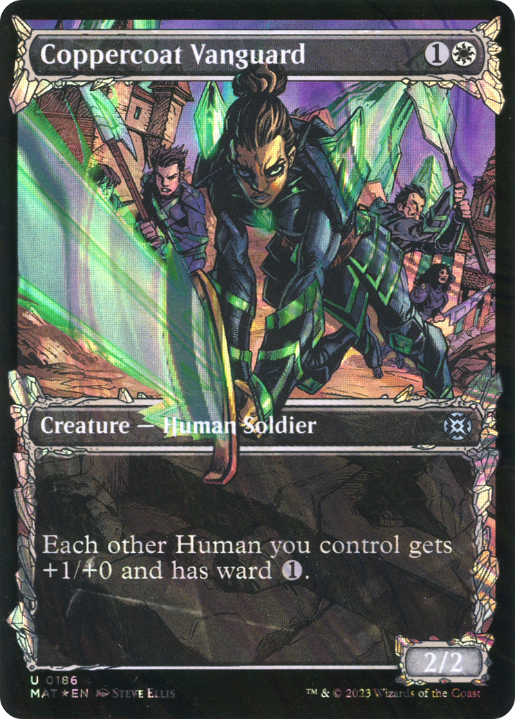 Coppercoat Vanguard (Showcase Halo Foil) [March of the Machine: The Aftermath]-1