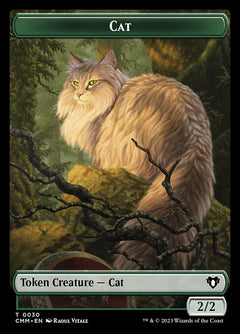 Eldrazi // Cat (0030) Double-Sided Token [Commander Masters Tokens]-2