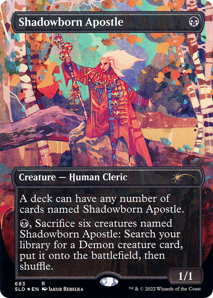Shadowborn Apostle (Borderless) (683) [Secret Lair Drop Promos]-1