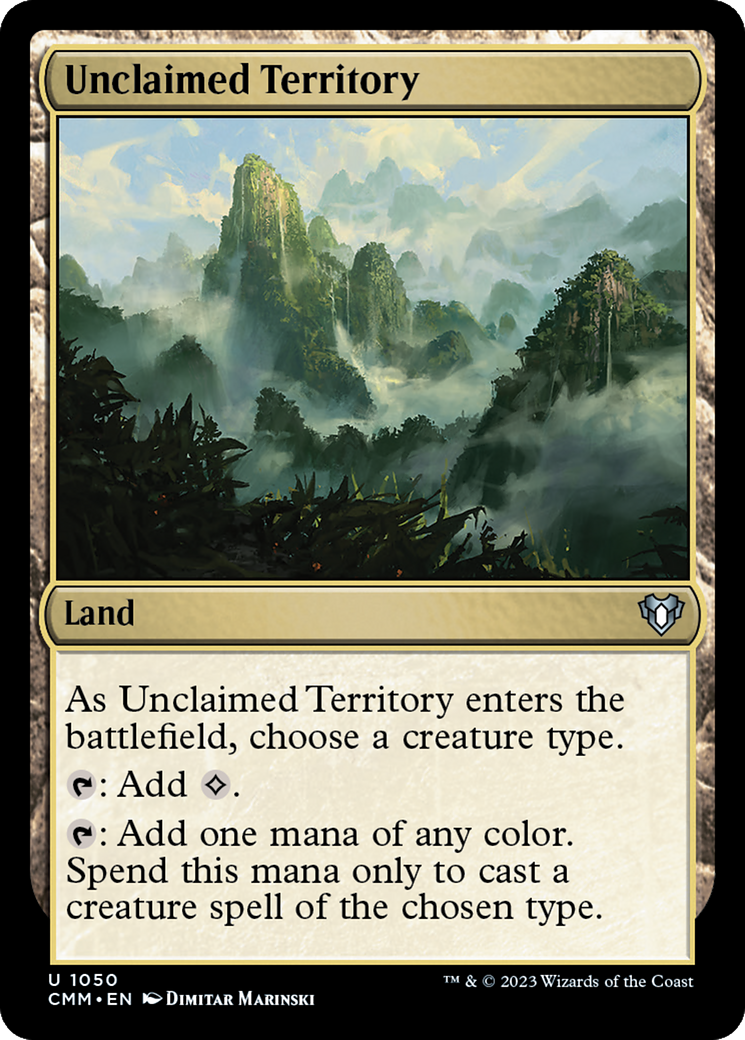 Unclaimed Territory (CMM-1050) - Commander Masters-1
