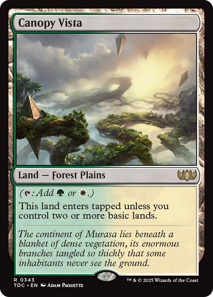 Canopy Vista [Tarkir: Dragonstorm Commander]-1
