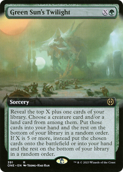 Green Sun's Twilight (Extended Art) [Phyrexia: All Will Be One]-1