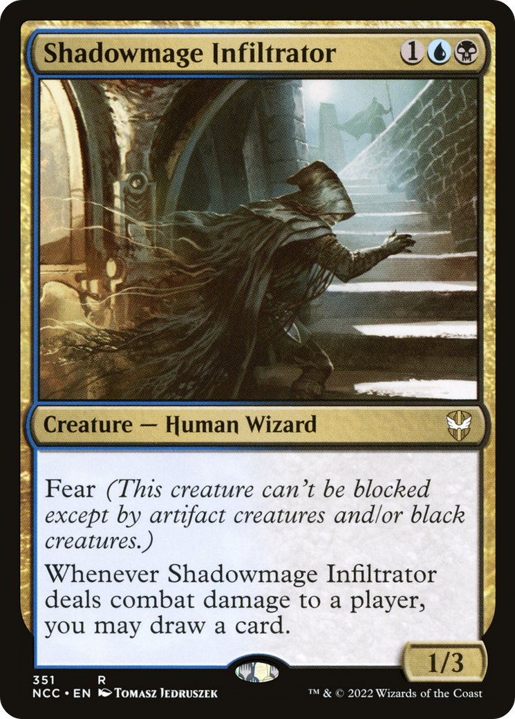 Shadowmage Infiltrator [Streets of New Capenna Commander]-1