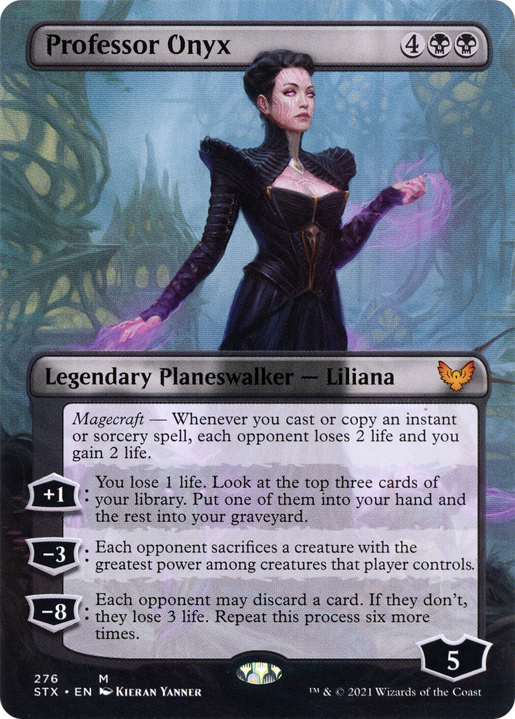 Professor Onyx (Borderless) [Strixhaven: School of Mages]-1