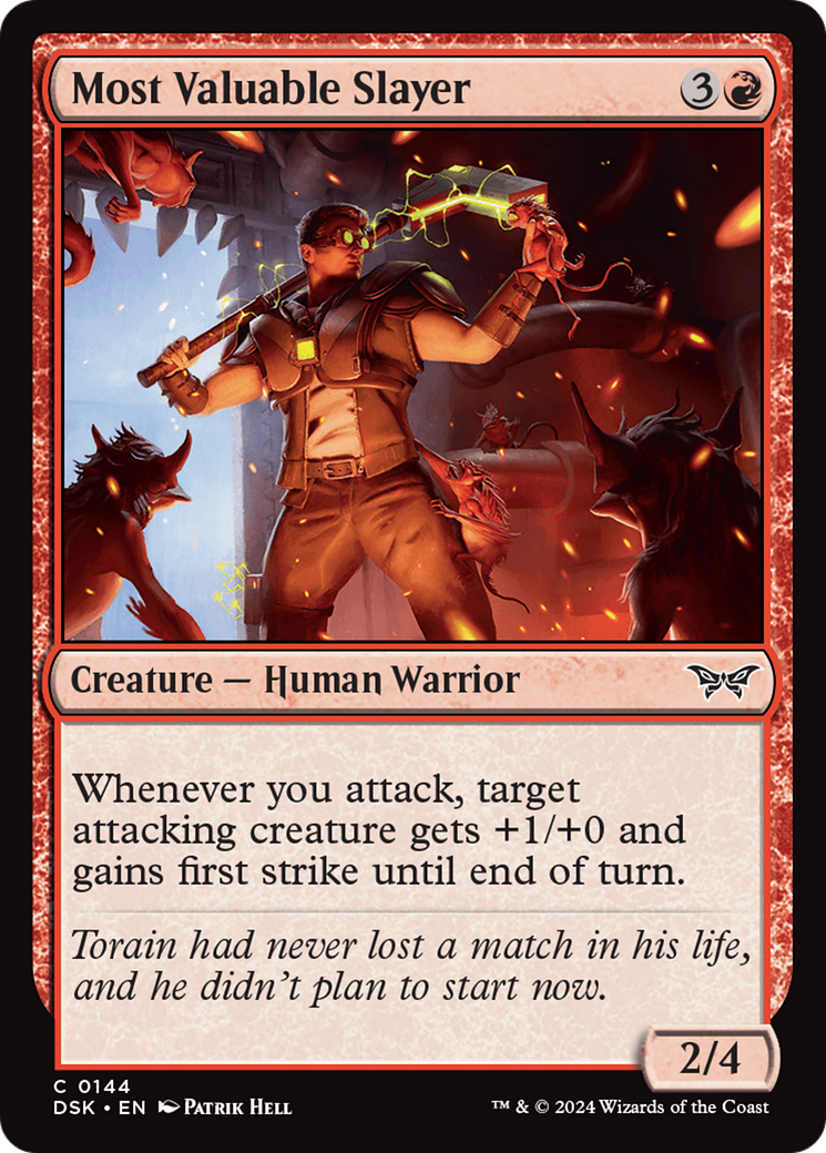 Most Valuable Slayer [Duskmourn: House of Horror]-1