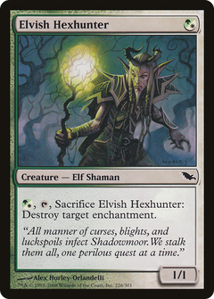 Elvish Hexhunter [Shadowmoor]-1