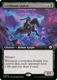 Locthwain Lancer (Extended Art) [March of the Machine Commander]-1