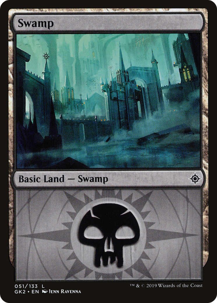 Swamp (51) [Ravnica Allegiance Guild Kit]-1