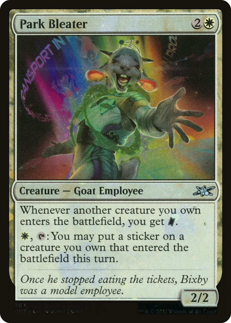 Park Bleater (Galaxy Foil) [Unfinity]-1