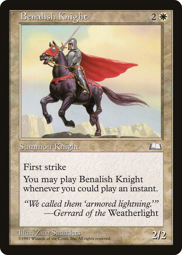 Benalish Knight [Weatherlight]-1
