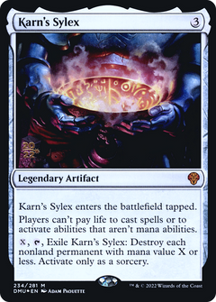 Karn's Sylex [Dominaria United Prerelease Promos]-1