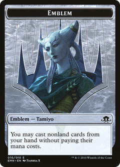 Tamiyo, Field Researcher Emblem [Eldritch Moon Tokens]-1
