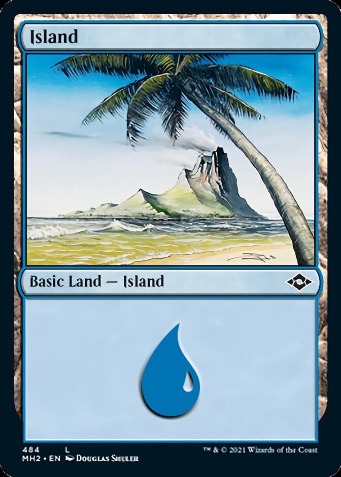 Island (484) (Foil Etched) [Modern Horizons 2]-2