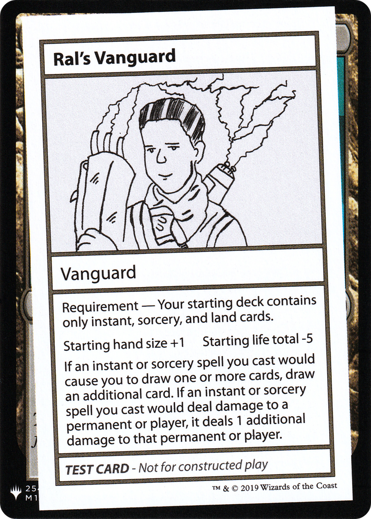 Ral's Vanguard [Mystery Booster Playtest Cards]-1