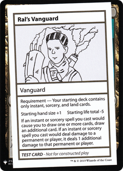 Ral's Vanguard [Mystery Booster Playtest Cards]-1