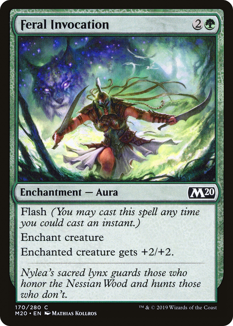 Feral Invocation [Core Set 2020]-1