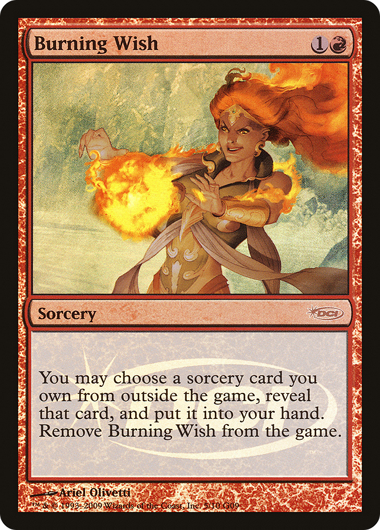 Burning Wish [Judge Gift Cards 2009]-1