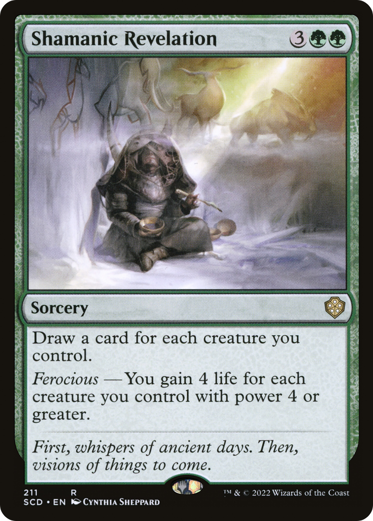Shamanic Revelation [Starter Commander Decks]-1