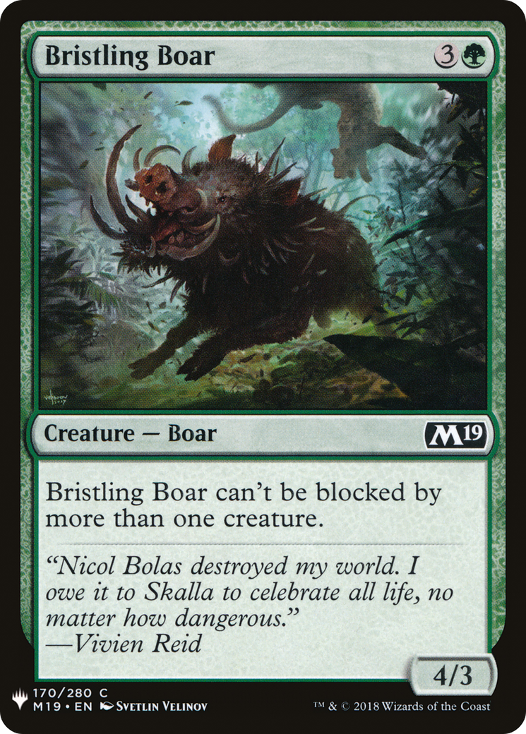 Bristling Boar [Mystery Booster]-1
