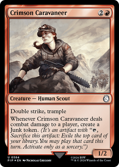 Crimson Caravaneer (Surge Foil) [Fallout]-1