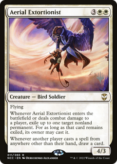 Aerial Extortionist (Promo Pack) [Streets of New Capenna Commander Promos]-1