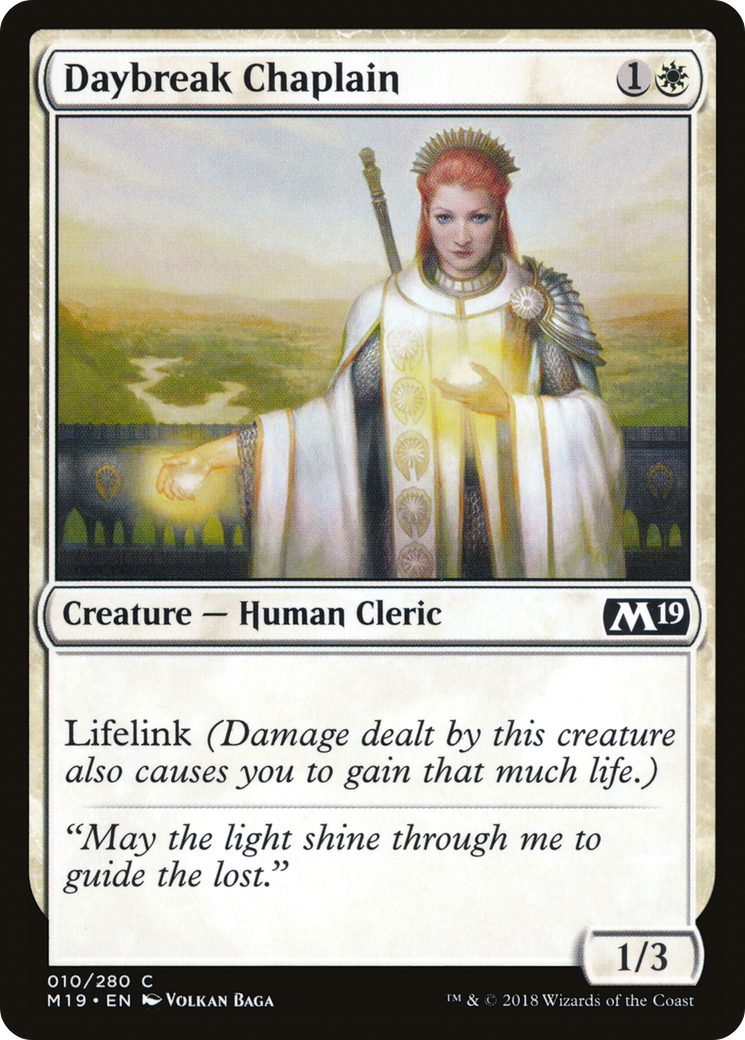 Daybreak Chaplain [Core Set 2019]-1