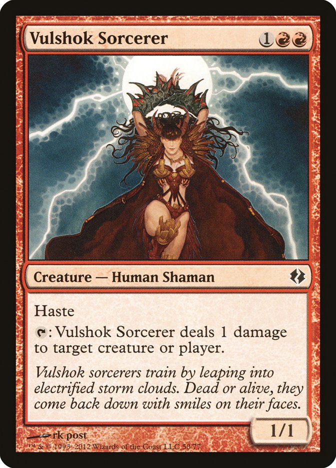 Vulshok Sorcerer [Duel Decks: Venser vs. Koth]-1