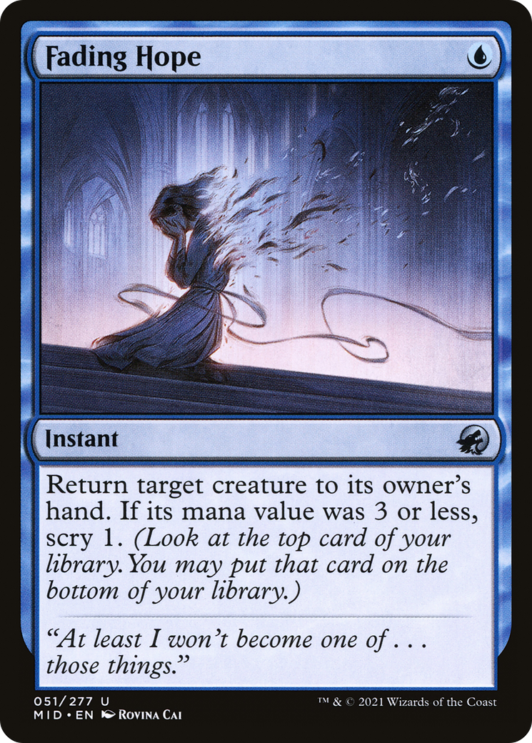 Fading Hope [Innistrad: Midnight Hunt]-1