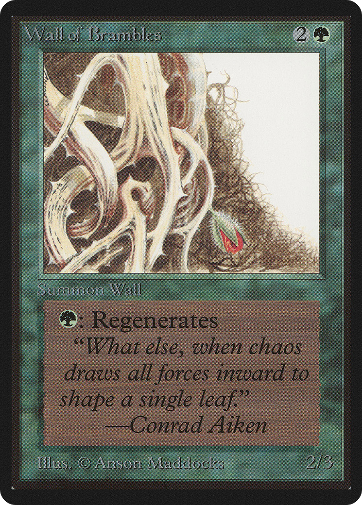 Wall of Brambles (LEB-) - Limited Edition Beta-1