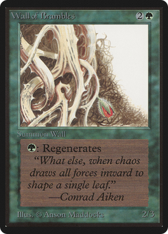 Wall of Brambles (LEB-) - Limited Edition Beta-1