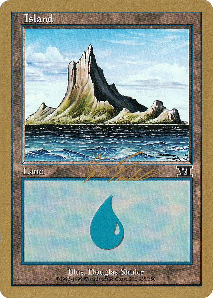 Island (335) - 2000 Jon Finkel (6ED) (WCD-) - World Championship Decks 2000-1