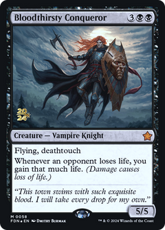 Bloodthirsty Conqueror [Foundations Prerelease Promos]-1