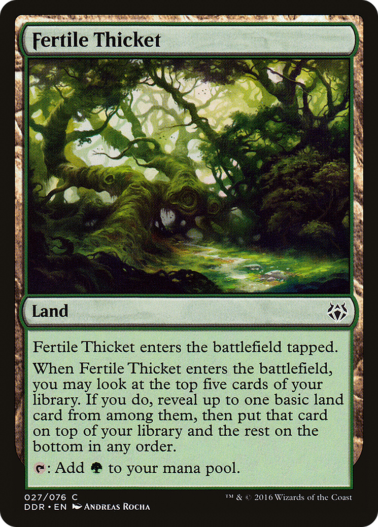 Fertile Thicket [Duel Decks: Nissa vs. Ob Nixilis]-1