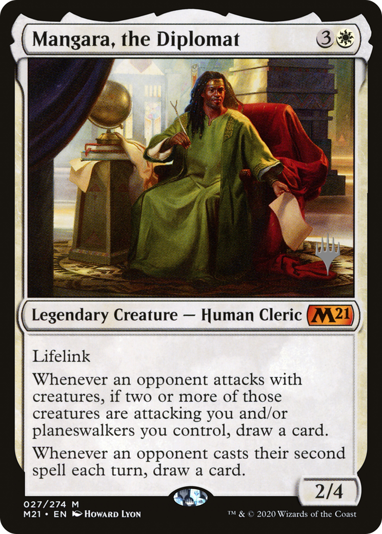 Mangara, the Diplomat (Promo Pack) [Core Set 2021 Promos]-1