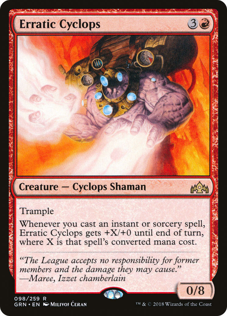 Erratic Cyclops [Guilds of Ravnica]-1