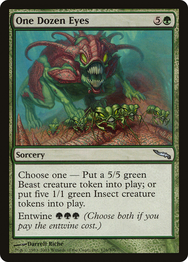 One Dozen Eyes [Mirrodin]-1
