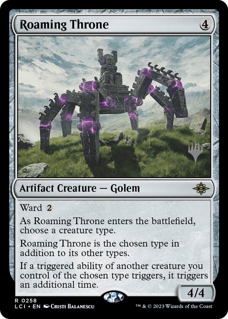Roaming Throne (Promo Pack) [The Lost Caverns of Ixalan Promos]-1