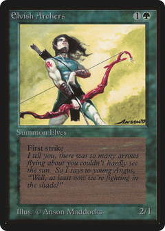 Elvish Archers (LEB-) - Limited Edition Beta-1