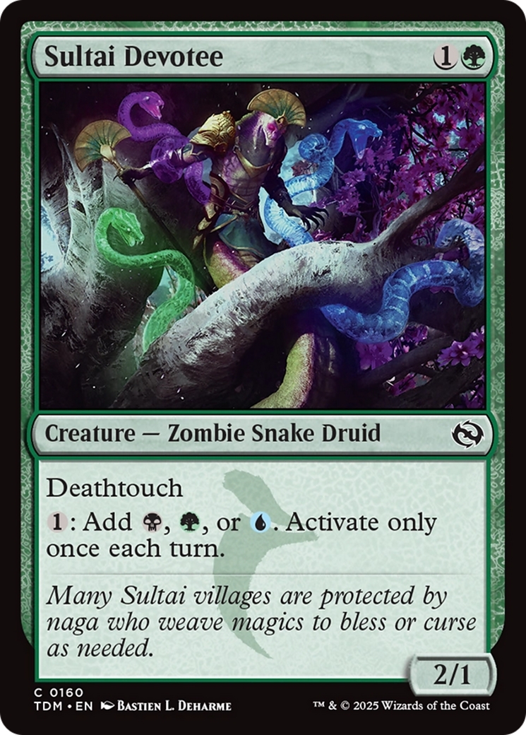 Sultai Devotee [Tarkir: Dragonstorm]-1