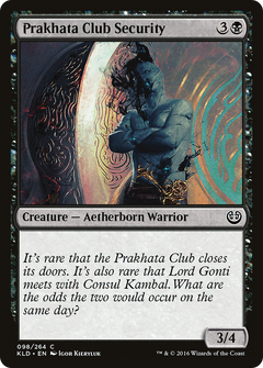 Prakhata Club Security [Kaladesh]-1