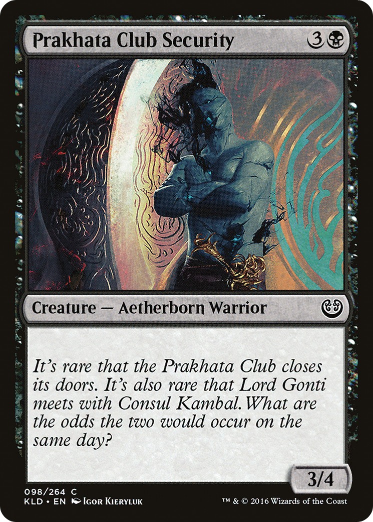 Prakhata Club Security [Kaladesh]-1