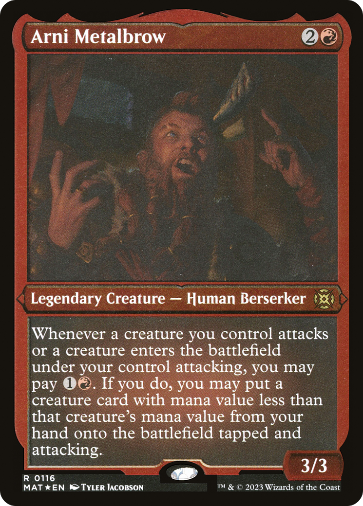 Arni Metalbrow (MAT-116) - March of the Machine: The Aftermath Etched Foil-1