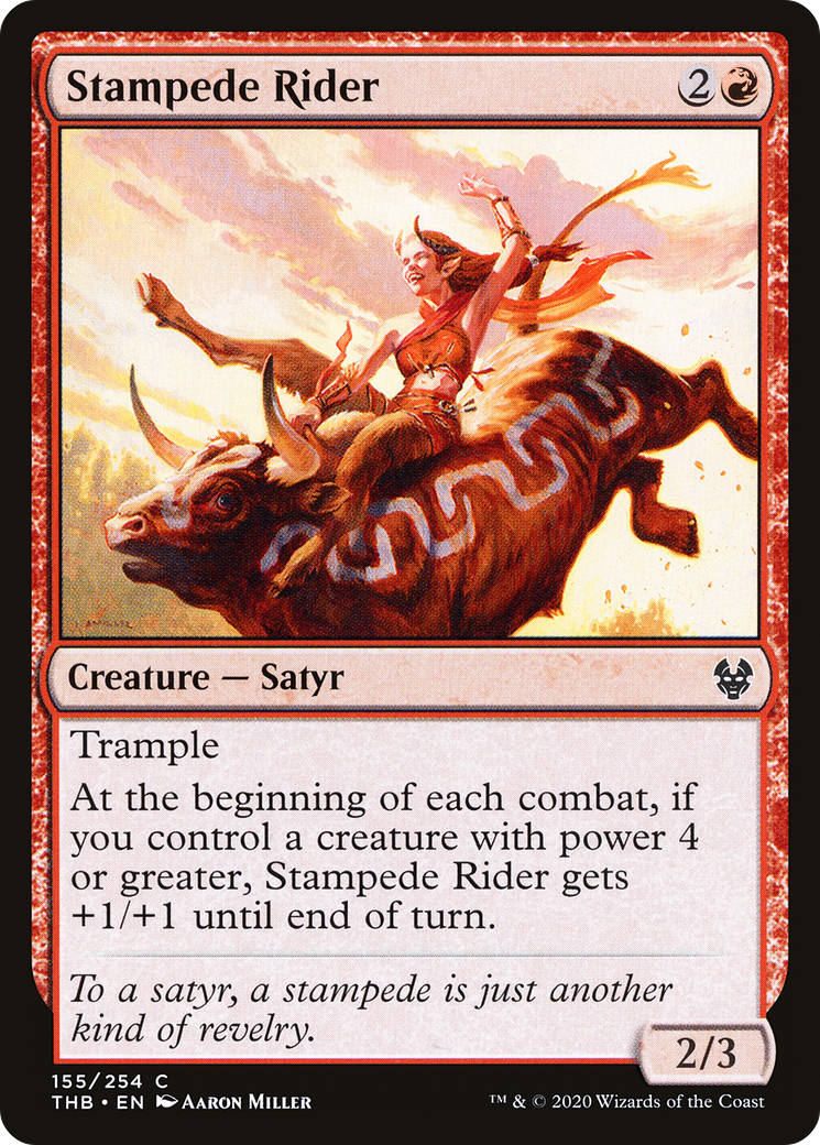 Stampede Rider [Theros Beyond Death]-1