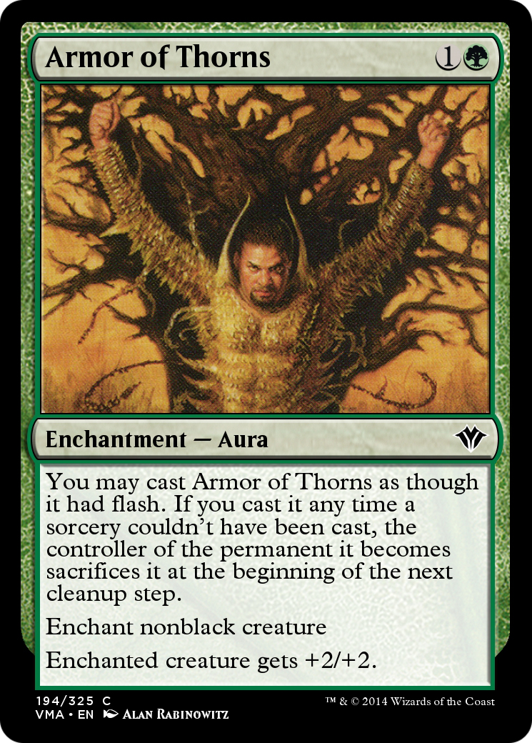 Armor of Thorns (VMA-194) - Vintage Masters Foil-1