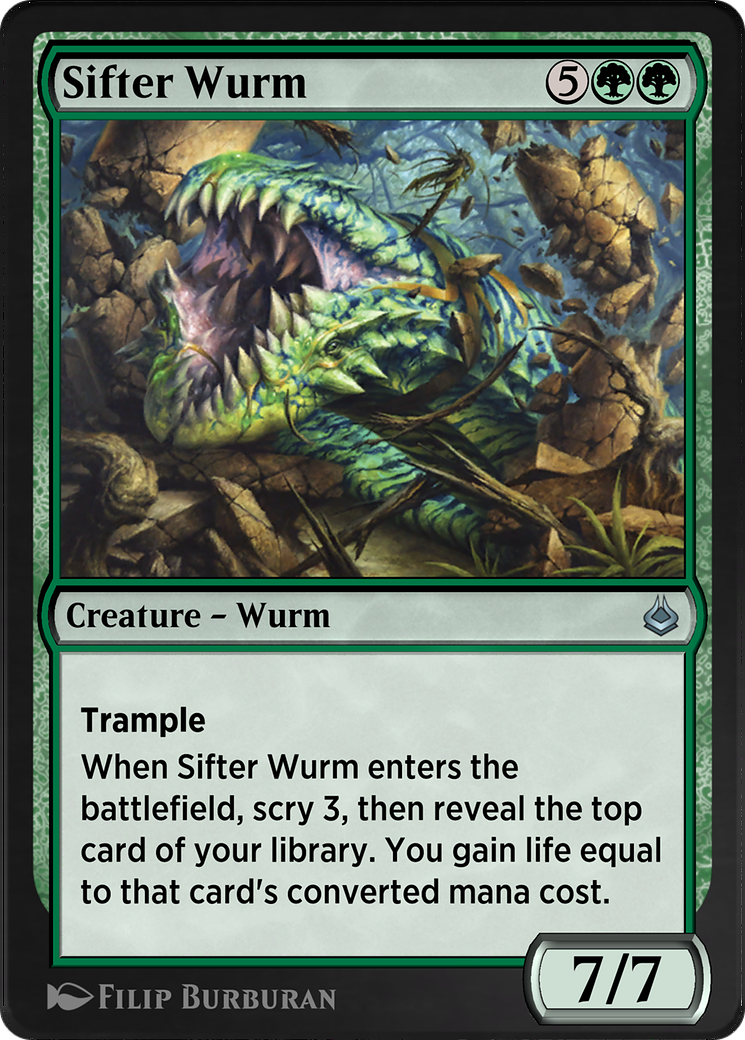 Sifter Wurm (AKR-219) - Amonkhet Remastered-1