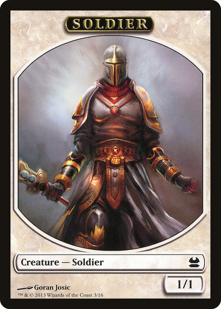 Soldier Token [Modern Masters Tokens]-1