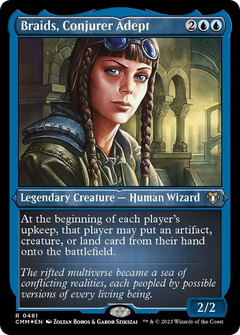 Braids, Conjurer Adept (Foil Etched) [Commander Masters]-1