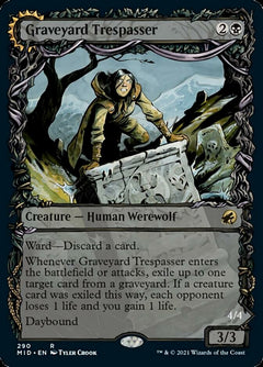 Graveyard Trespasser // Graveyard Glutton (Showcase Equinox) [Innistrad: Midnight Hunt]-1